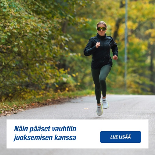 Nin pset vauhtiin juoksemisen kanssa